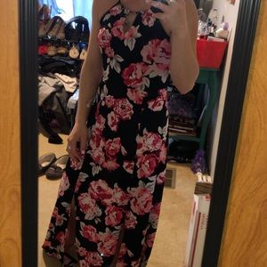 Long floral dress